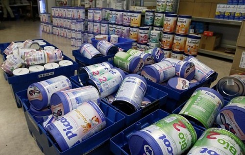 SOS Cảnh báo 10 lô sữa của Pháp có nguy cơ gây nhiễm khuẩn đường ruột 