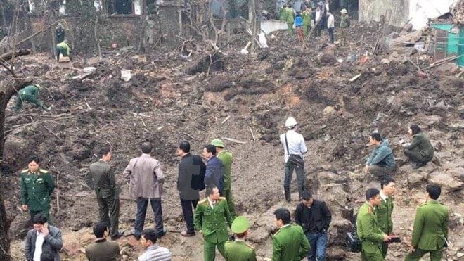 Tạm giữ chủ kho phế liệu để phục vụ điều tra vụ nổ ở Bắc Ninh