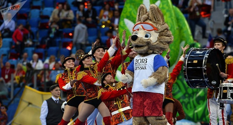 Sói Zabivaka là linh vật của World Cup 2018 tổ chức tại nước Nga