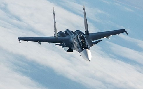 Máy bay tiêm kích Su-30SM của Nga rơi ngoài khơi Syria, 2 người chết