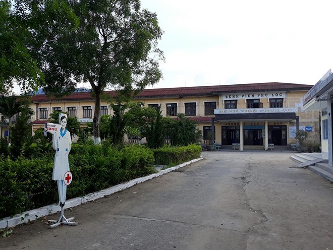 Bệnh viện Phú Lộc, nơi xảy ra vụ người nhà tố bệnh viện tắc trách dẫn đến bé trai 3 tuổi tử vong. Ảnh: Điền Quang.