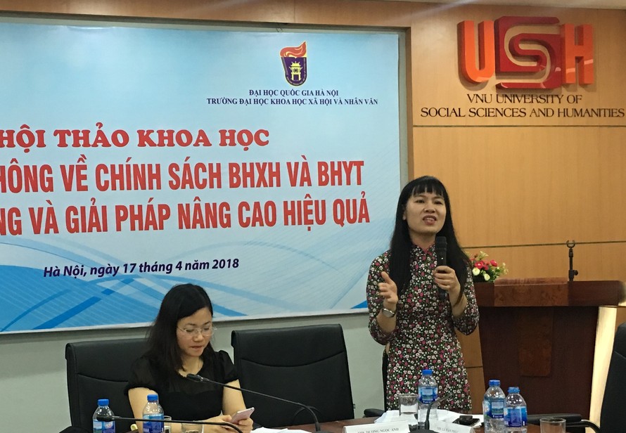 ThS Dương Ngọc Ánh - Phó Giám đốc Trung tâm truyền thông, BHXH Việt Nam báo động về tình trạng HSSV không tham gia BHYT