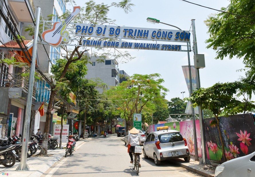 Hà Nội: Khai trương phố đi bộ Trịnh Công Sơn
