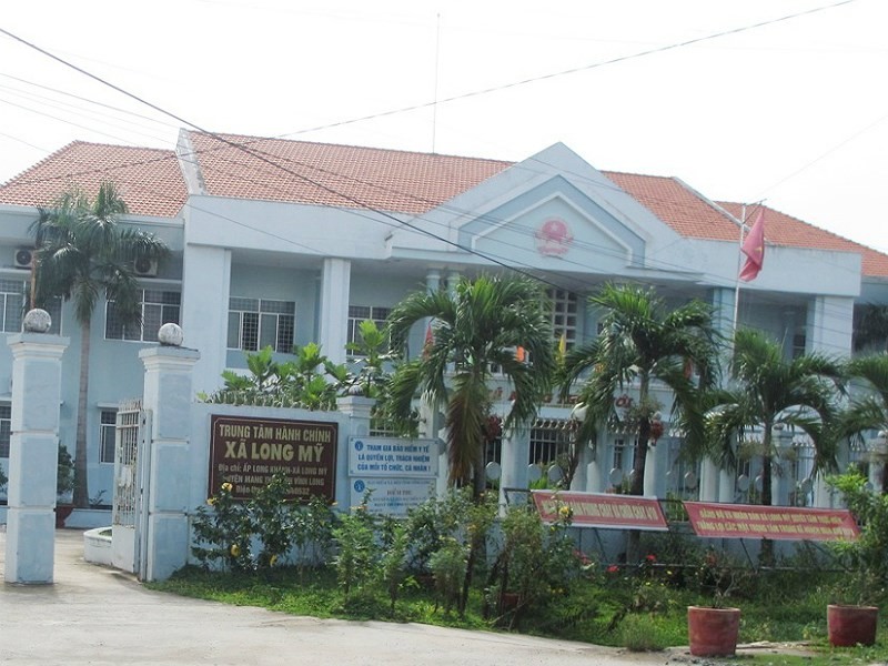 Trung tâm hành chính xã Long Mỹ, huyện Mang Thít, tỉnh Vĩnh Long