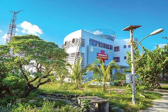 Ngoài Trung tâm Y tế thị trấn Trường Sa, trên đảo Phan Vĩnh sắp có thêm một trung tâm y tế nữa