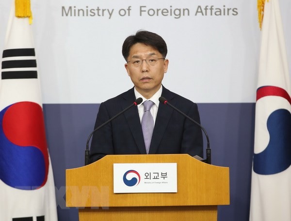 Người phát ngôn Bộ Ngoại giao Hàn Quốc Noh Kyu-duk. (Nguồn: Yonhap)