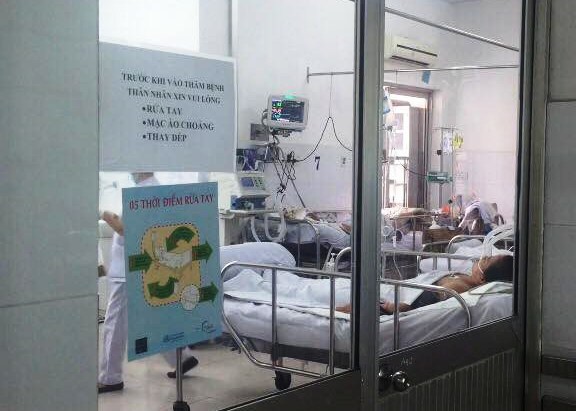 Một bệnh nhân nhiễm cúm A/H1N1 được cách ly tại Chợ Rẫy. Ảnh: Phan Nhơn