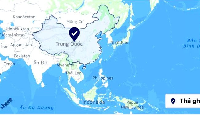 Sau động thái đấu tranh quyết liệt của Bộ TT&TT, Facebook đã phải cập nhật lại thông tin bản đồ của mình vào ngày 2/7. Trong hình, có thể thấy hai hình ảnh Hoàng Sa, Trường Sa của Việt Nam đã bị tách khỏi bản đồ Trung Quốc.