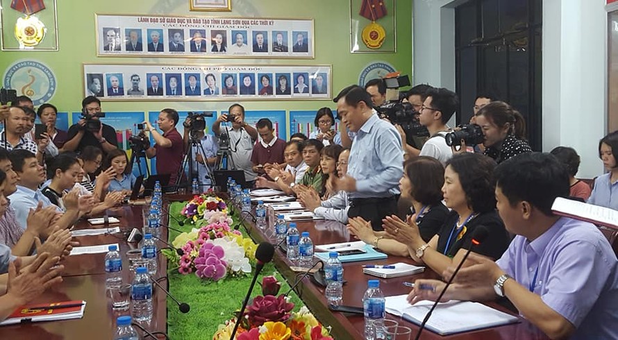Lạng Sơn họp báo công bố kết quả xác minh nghi vấn gian lận điểm thi