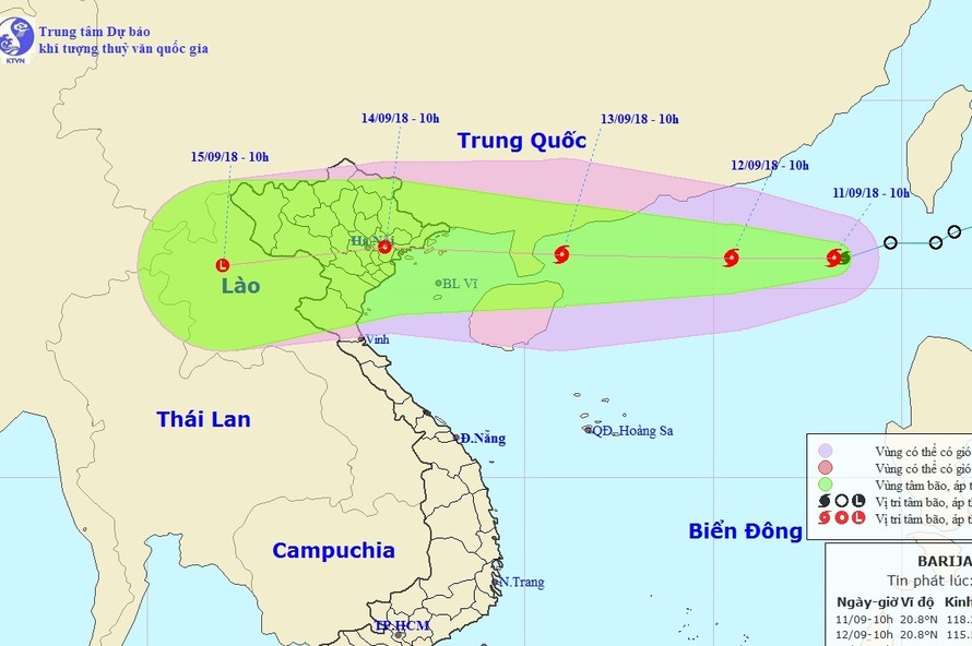 Yêu cầu khẩn trương ứng phó Bão số 5, siêu bão Mangkhut