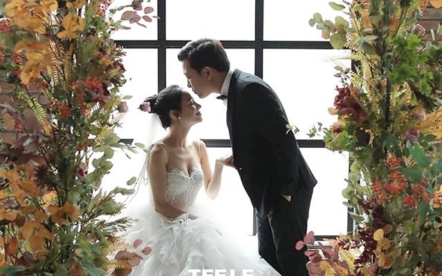Ảnh cưới Nhã Phương và Trường Giang được chia sẻ trước ngày hôn lễ.