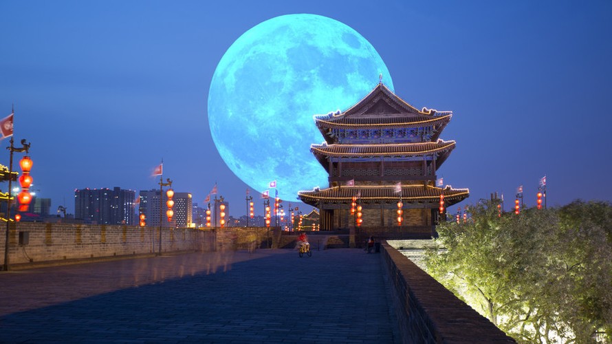 Trung Quốc dự định phóng Mặt Trăng giả lên trời thay đèn điện