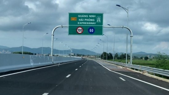 Cao tốc Hạ Long - Hải Phòng được chạy tốc độ 100km/h từ 1/12/2018