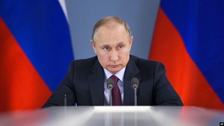 Tổng thống Nga Putin sa thải 11 vị tướng của 3 bộ trong chính phủ