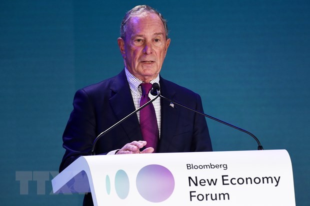 Tỷ phú Mỹ Michael Bloomberg gia nhập cuộc đua trở thành ứng viên Tổng thống của Đảng Dân Chủ. (Nguồn: AFP)