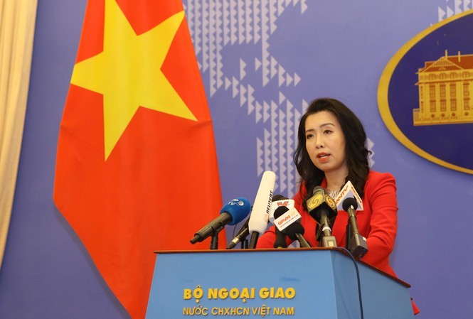 Bà Lê Thị Thu Hằng, Người phát ngôn Bộ Ngoại giao Việt Nam Ảnh: Nhật Minh