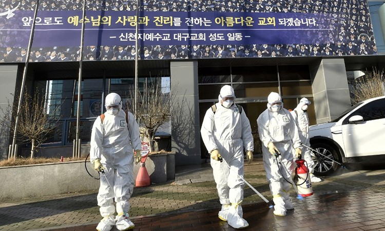 Số ca nhiễm nCoV ở Hàn Quốc lên gần 3.000