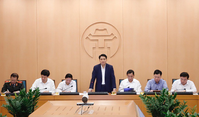 Chủ tịch UBND TP Nguyễn Đức Chung yêu cầu thực hiện nghiêm 11 nội dung phòng chống Codvid-19.