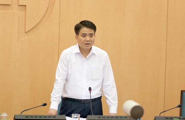 Chủ tịch UBND TP Hà Nội phát biểu kết luận hội nghị