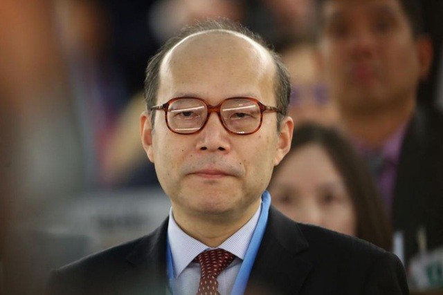 Đại sứ Trung Quốc tại Liên Hợp Quốc Chen Xu (Ảnh: Reuters)