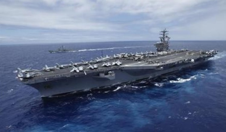 Tàu sân bay USS Nimitz. Ảnh: Reuters