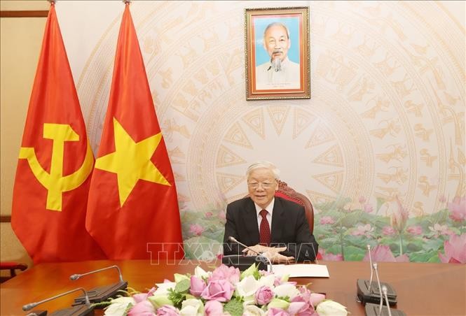 Tổng Bí thư, Chủ tịch nước Nguyễn Phú Trọng. Ảnh: Trí Dũng/TTXVN