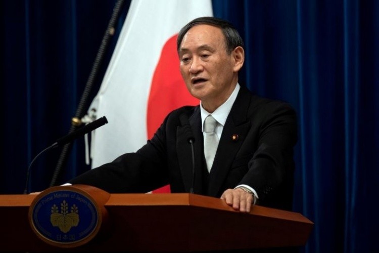 Thủ tướng Nhật Bản Suga. Ảnh: Reuters