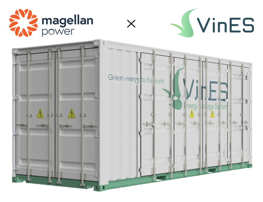 VinES và Magellan Power đưa giải pháp lưu trữ năng lượng vào Australia