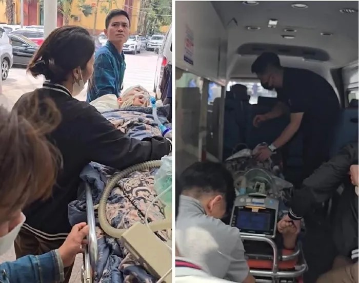 Nạn nhân đã được đưa về Bệnh viện Đa khoa tỉnh Phú Thọ để duy trì sự sống. Ảnh: N.A.T