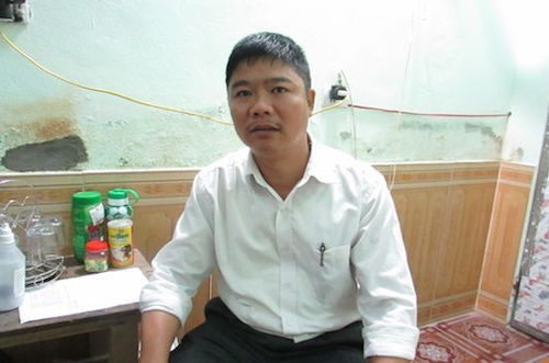 Thầy Dương Quang Thành. Ảnh: Báo Nghệ An