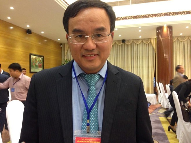 Ông Dương Quang Thành, Chủ tịch Hội đồng thành viên Tập đoàn Điện lực Việt Nam (EVN). Ảnh: Kiều Vui. 