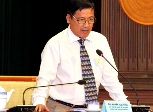 Giám đốc Trung tâm chống ngập nước TP HCM Nguyễn Ngọc Công. Ảnh: H.C