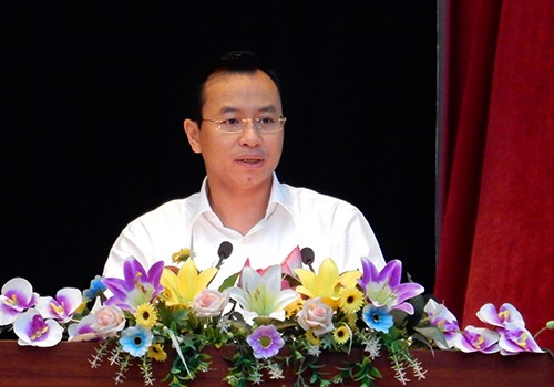 Ông Nguyễn Xuân Anh phát biểu tại Hội nghị.