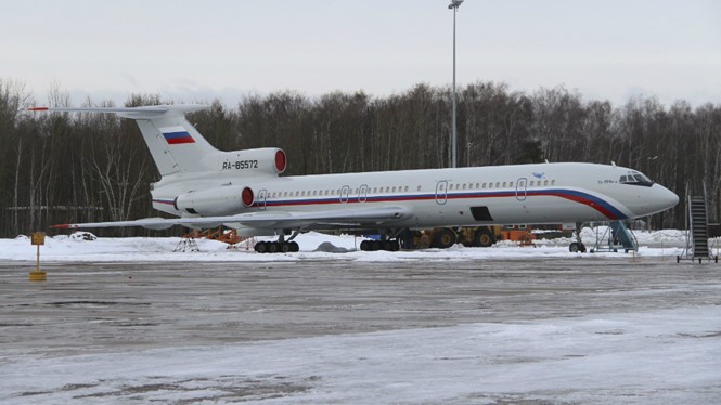 Nga ngừng hoạt động toàn bộ máy bay Tu-154