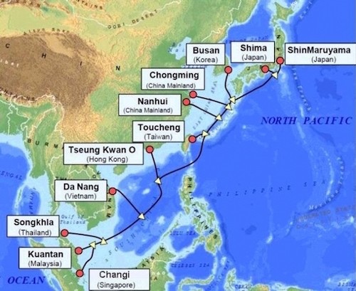 Tuyến cáp quang biển APG sẽ giúp Internet Việt Nam đi quốc tế nhanh và ổn định hơn.