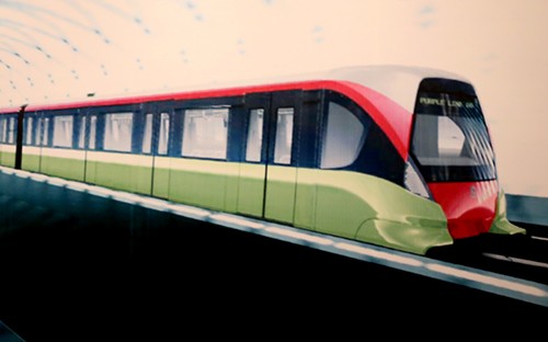 Tuyến Metro Nhổn - Ga Hà Nội sẽ có 10 đoàn tàu hiện đại, mỗi đoàn có 4 toa, phục vụ trên 900 hành khách.