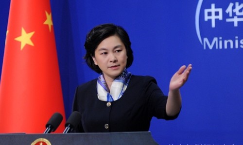  Người phát ngôn Bộ Ngoại giao Trung Quốc Hoa Xuân Doanh. Ảnh: Reuters