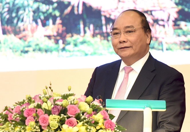 Thủ tướng Nguyễn Xuân Phúc phát biểu tại lễ kỷ niệm 10 năm thành lập Đảng bộ Khối Doanh nghiệp trung ương