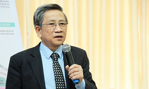 GS Nguyễn Minh Thuyết, tổng chủ biên chương trình Giáo dục phổ thông tổng thể. 