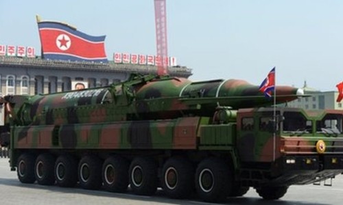Tên lửa đạn đạo Triều Tiên. 