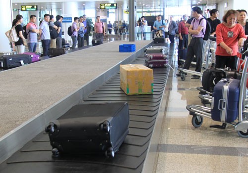 Khu vực lấy hành lý của hành khách. 