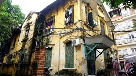 Một ngôi nhà được xây năm 1920 tại Hà Nội.