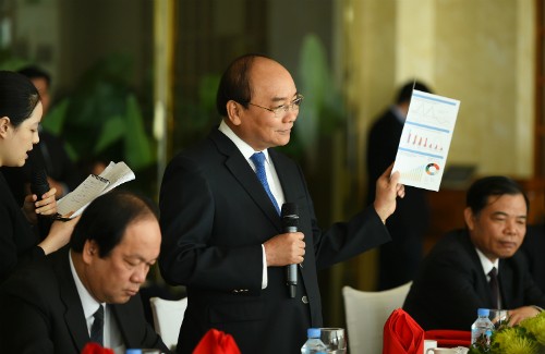 Thủ tướng giới thiệu tình hình phát triển kinh tế xã hội của Việt Nam với các doanh nghiệp thuộc WEF.