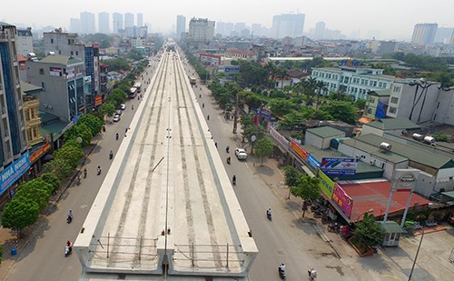 Tuyến đường sắt số 3 (đoạn Nhổn - ga Hà Nội) khởi công từ năm 2010, đã phải điều chỉnh tăng vốn 2 lần.