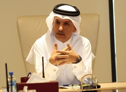 Bộ trưởng Tài chính Qatar Ali Sherif al-Emadi. Ảnh: Reuters