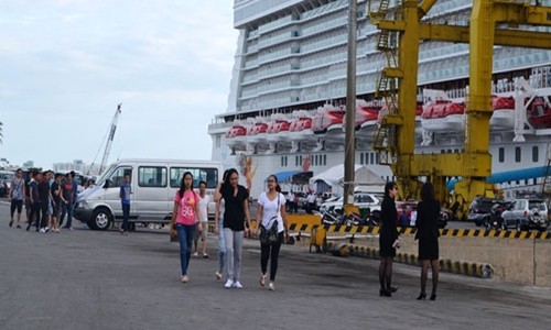  Du thuyền quốc tế đưa khách đến Đà Nẵng. Ảnh: Nhật Hạ.
