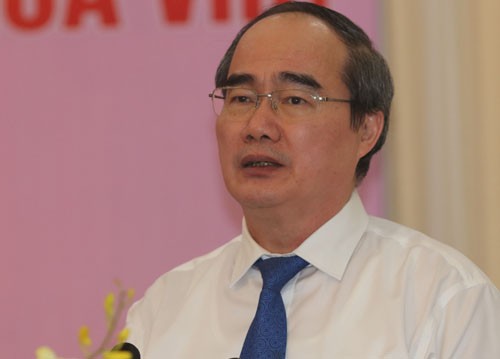 Bí thư Thành uỷ TP HCM Nguyễn Thiện Nhân. Ảnh: Võ Hải.
