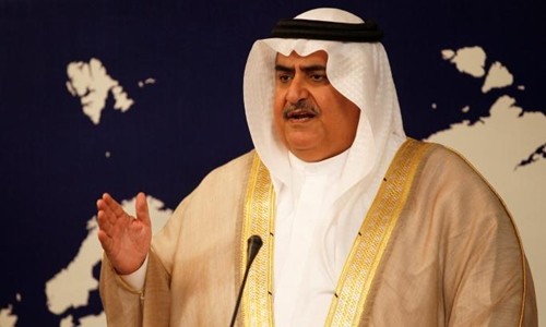 Ngoại trưởng Bahrain Khalid bin Ahmed al-Khalifa. Ảnh: Reuters.