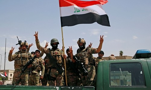 Binh sĩ Iraq tham gia chiến dịch giải phóng Mosul. Ảnh: Reuters.