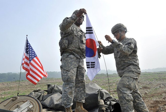 Bình Nhưỡng cáo buộc Mỹ và Hàn Quốc đang gây căng thẳng trên bán đảo Triều Tiên. Ảnh: AFP